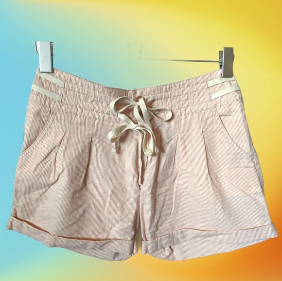 BANANA REPUBLIC micro pinstripe cuffed shorts - Picture 4 of 4